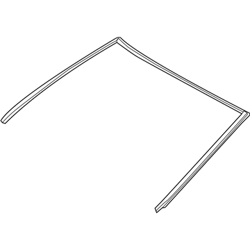 Toyota 75533-0R010 Reveal Molding, Front