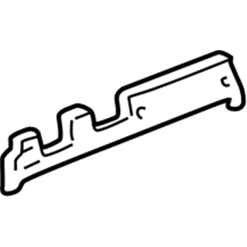 Toyota 66413-52011 Rail Trim, Front Passenger Side