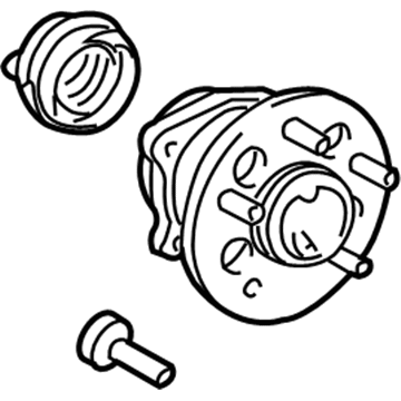 Toyota 42450-08020 Hub & Bearing, Rear