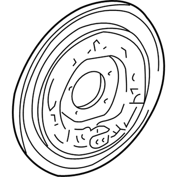 Toyota 47044-08020 Backing Plate, Rear Driver Side