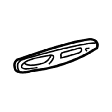Toyota 83911-0C040 Trim Plate, Center