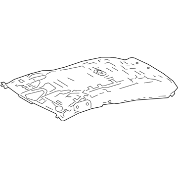 Toyota 63311-10240-C0 Headliner, Black