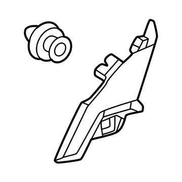 Toyota 67491-0E090 Corner Trim, Passenger Side