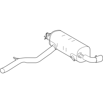 Toyota GR Supra Exhaust Pipe - 17430-WAA03