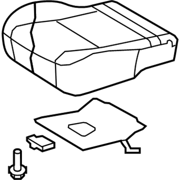 Toyota Matrix Seat Cushion - 71002-02Q80-B1
