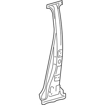 Toyota 61037-0D907 Center Pillar Reinforcement, Passenger Side