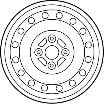 Toyota Yaris Spare Wheel - 42611-52493