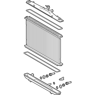 Toyota Sienna Radiator - 16041-0P270