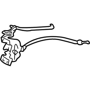 Toyota Sienna Rear Passenger Door Handle Latch - 69380-08010