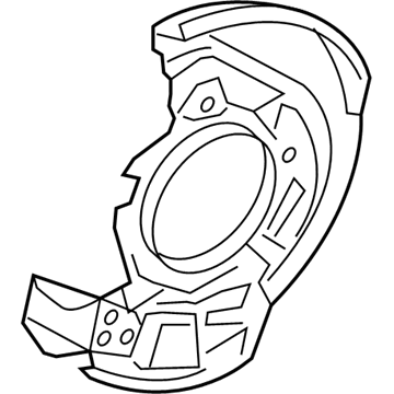 Toyota bZ4X Backing Plate - 47782-33060