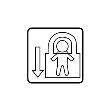 Toyota 69339-06040 Child Lock Label