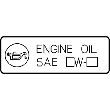 Toyota 15369-F0010 Info Label