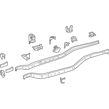 Toyota 51001-0CB40 Frame Assembly