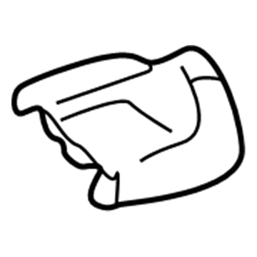 Toyota 51759-60070 End Cover, Rear Driver Side