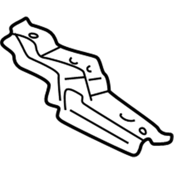 Toyota 51082-60021 Step Panel Mount Bracket, Driver Side