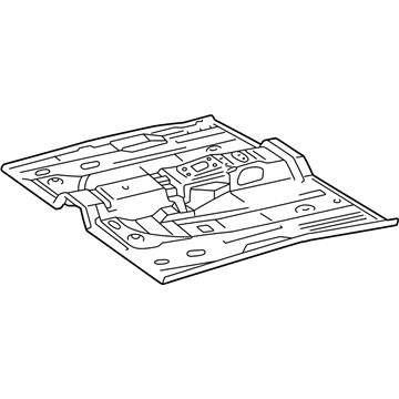 Toyota 58111-33030 Front Floor Pan