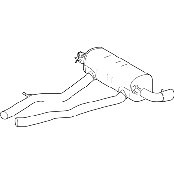Toyota GR Supra Exhaust Pipe - 17430-WAA04