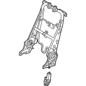 Toyota 79390-0C040 Seat Back Frame