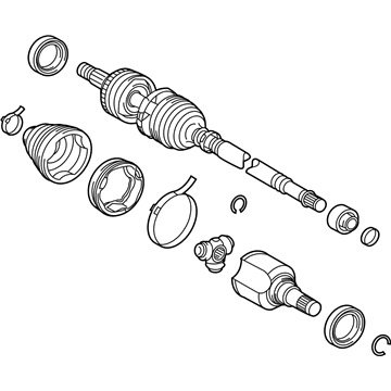 Toyota Prius V Axle Shaft - 43420-12A60