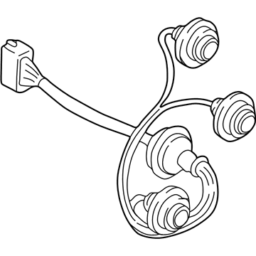 Toyota 81555-42020 Socket, Rear