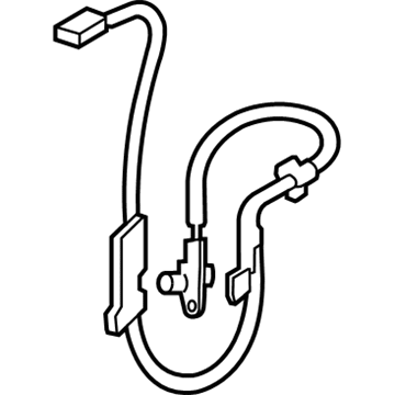 Toyota 89543-06120 Sensor, Speed, Front Driver Side