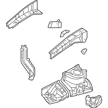 Toyota 53701-0T010 Apron Assembly