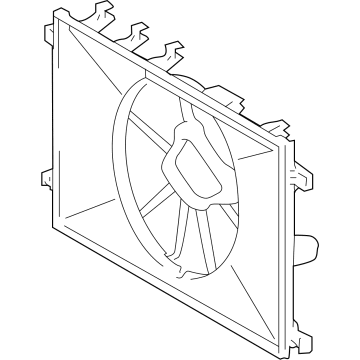 Toyota Corolla Cross Fan Shroud - 16711-F2140