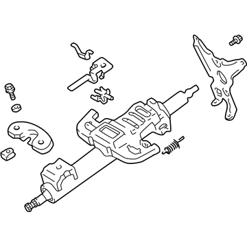 Toyota Solara Steering Column - 45250-06330