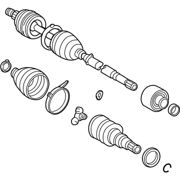 Scion Axle Shaft - 43410-52250