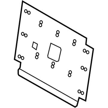 Toyota 71702-0C040-B0 Seat Back Panel