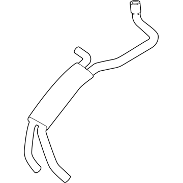 Toyota Corolla Coolant Reservoir Hose - 16260-37010