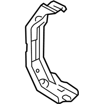 Toyota 51031-06900 Lower Tie Bar Gusset, Passenger Side