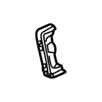 Toyota 62421-0C010-B0 Center Cover, Passenger Side