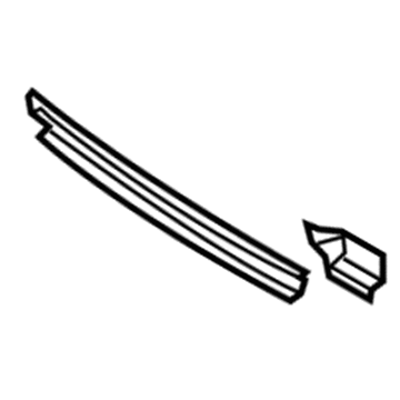 Toyota 55317-0C010-B0 Side Trim, Passenger Side