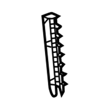 Toyota 62417-0C030 Upper Center Pillar Trim Pad, Passenger Side
