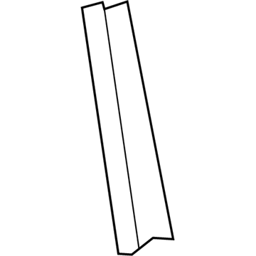 Toyota 75761-06080 Window Molding, Front Passenger Side