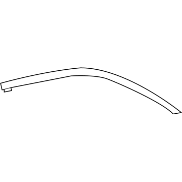 Toyota 75763-06090 Upper Molding, Passenger Side