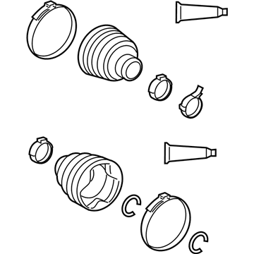 Toyota 04427-0W060 Boot Kit, Front