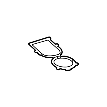 Toyota 58822-08030 Trim Ring, Rear