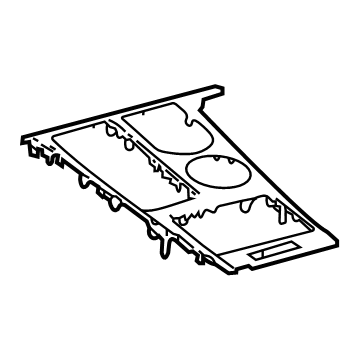 Toyota 58821-08060-B0 Upper Panel, Gunmetal