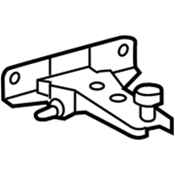 Toyota 68310-08031 Roller & Bracket, Upper Passenger Side
