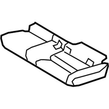 Toyota 71504-60080 Seat Cushion Pad, Driver Side