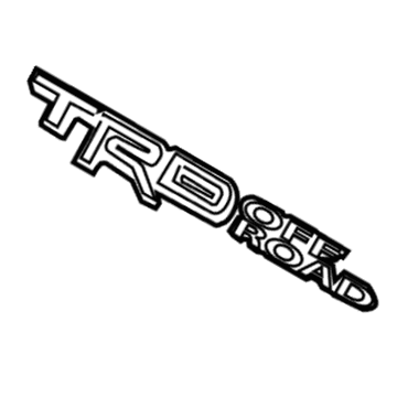 Toyota 75996-0C020-A0 Decal, Passenger Side