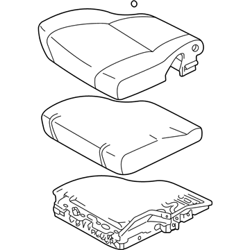 Toyota RAV4 Seat Cushion - 71410-42110-B4