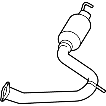 Toyota RAV4 Muffler - 17430-0P191