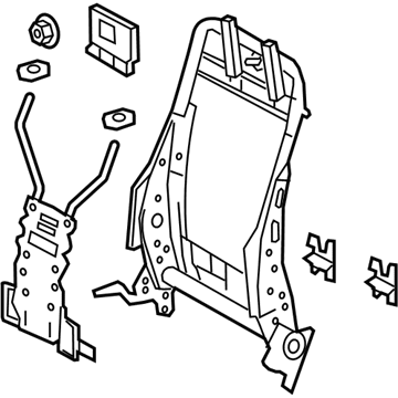 Scion 71630-12820 Seat Back Frame