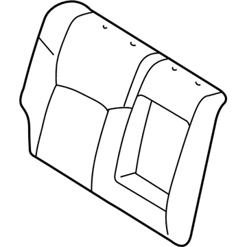 Toyota 71077-35A52-B2 Seat Back Cover