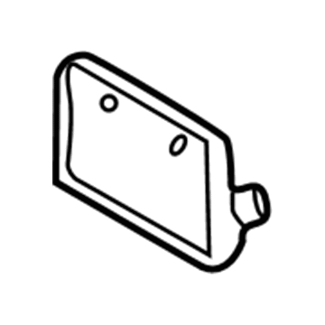 Toyota License Plate - 75111-33010