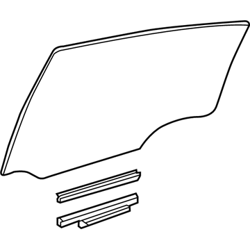 Toyota 68130-0D200 Moveable Glass