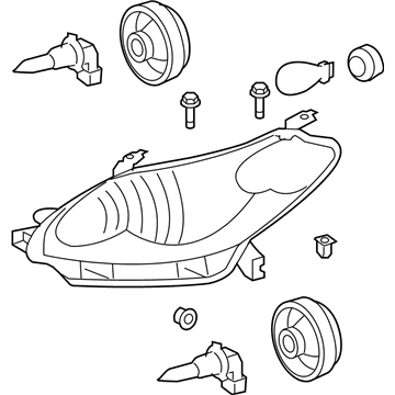 Toyota Matrix Headlight - 81150-02650